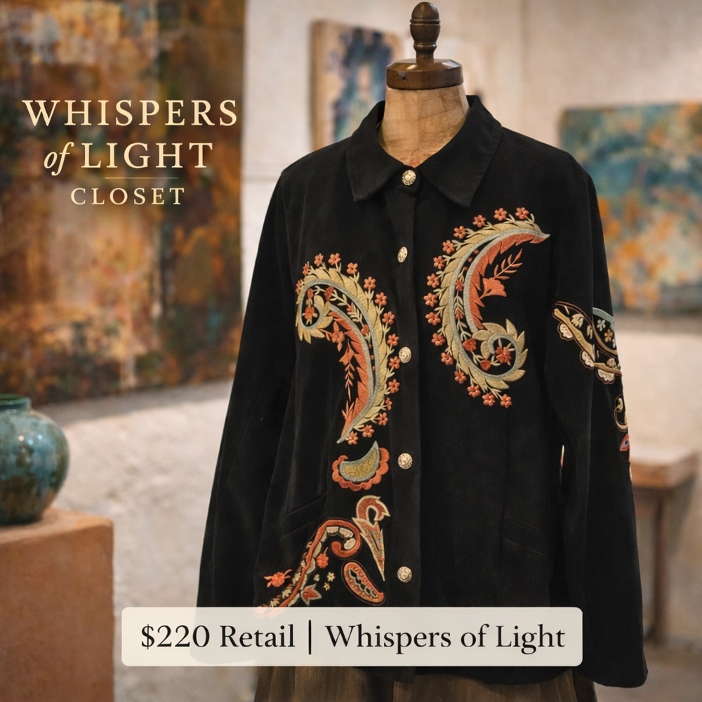 ✨ Whispers of Light Closet — Artful Statement Jacket by Alex Kim ✨ - Picture 4 of 13